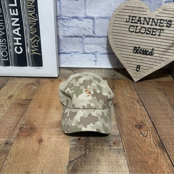 Old Tejas Trucker Hat Camouflage Texas Print Embroidered Boot - Picture 5 of 8